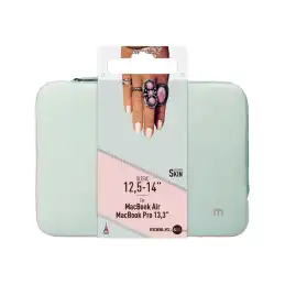 Mobilis Skin - Housse d'ordinateur portable - 12.5" - 14" - gris perle, rose poudré (049005)_4